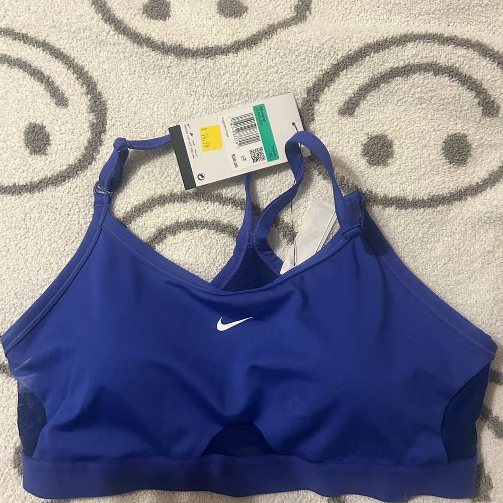 Nike Women's Vibrant Blue Sports Bra